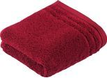 Gaestehandtuecher VOSSEN "Vienna Style Supersoft", rot (rubin), B:30cm L:50cm, Walkfrottee, Baumwolle, Handtücher, im Set, supersoft Baumwolle
