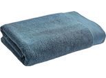 Duschtücher CHRISTY "LUXE", blau (denim), B:76cm L:137cm, Walkfrottier, Obermaterial: 100% Baumwolle, Handtücher, Luxus Duschtücher in Premium Qualität mit 730g/m², 76x137cm, 2er Set