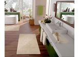 Badematte KLEINE WOLKE "Chrissy", beige (natur), H:10mm, Baumwolle, Badematten, Badematte, Badteppich, Uni Farben