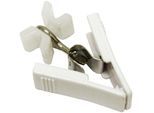 Klick-Gleiter GARDINIA "X-Gleiter mit Klammer" Gr. 1, weiß, 20 Stk., Kunststoff, Gardinenbefestigungen, Serie Flächenvorhang-Technik Atlanta 3-läufig