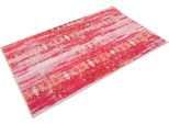 Badematte WECON HOME "Sydney", rot (rot, orange), H:6mm, Polyester, Badematten, Badematte, Vintage Orient Stil, Badezimmerteppich, waschbar