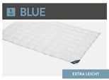 Daunenbettdecke SPESSARTTRAUM "Blue", weiß, B:155cm L:200cm, Bezug: 100% Baumwolle. Füllung: 60% Daunen, 40% Federn, Bettdecken, hergestellt in Deutschland, allergikerfreundlich