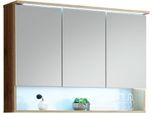 Spiegelschrank BASIC BY BALCULINA "Best Spiegelschrank, Badezimmerschrank BxHxT 100x70x23 cm", braun (wildeiche), B:100cm H:70cm T:23cm, Holzwerkstoff, Schränke, Spiegelschrank, Breite 100 cm, LED-Beleuchtung, Softclose