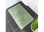 Badematte ANDIAMO "Florida", grün (salbei), H:23mm, Polyester, Badematten, Badematte, Uni Farben, besonders weich, auch als 2er Set erhältlich