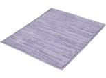 Badematte KLEINE WOLKE "Glow", lila (lavendel), H:14mm, Polyester, Badematten, Badematte, Badteppich, Uni Farben, Streifen Struktur, Hoch-Tief Effekt