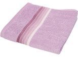 Handtücher DYCKHOFF "Chenille", rosa (rose), B:70cm L:140cm, Frottier, Frottier, Handtücher