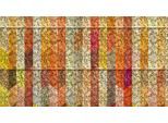 Fototapete ARCHITECTS PAPER "Atelier 47 Panelling Artwork 1", bunt (rot, braun, orange), B:5m L:2,7m, Vlies, Tapeten, Vlies, Wand, Schräge, Decke