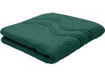 Handtuch ROSS "Cashmere feeling", grün (moosgrün), B:50cm L:100cm, Frottier, Baumwolle, Handtücher, 100% Baumwolle, mit Wellen-Bordüre, große Farbauswahl