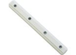 Gardinenstangenhalter GARDINIA "Schienenverbinder" Gr. 1, weiß, B:1cm H:0,5cm L:0,86cm, Gardinenstangenhalterungen, Serie Aluminium-VHS Set