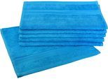 Gästehandtücher DYCKHOFF "Siena", blau (azur), B:30cm L:50cm, Frottier, Obermaterial: 100% Baumwolle, Handtücher, mit Bordüre