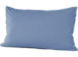 Kissenbezug PRIMERA "Primera Mako-Feinjersey Kissenbezug im Doppelpack", blau, B:40cm L:60cm, Feinjersey, Obermaterial: 100% Baumwolle, Kissenbezüge, Kissenbezug, In vielen Uni-Tönen