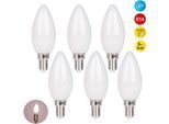 NÄVE LED-Leuchtmittel "Daffy", Energieeffizienz: F (A-G), weiß, Ø:3,5cm, Leuchtmittel, 6er Set