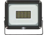 LED Wandstrahler BRENNENSTUHL "JARO 4060", schwarz, B:18,5cm H:14,5cm L:4cm, Leuchten, LED Wandstrahler, LED-Fluter 3450lm aus Aluminium, für außen IP65