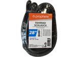 Fahrradschlauch PROPHETE "Fahrradschlauch", schwarz, Fahrradschläuche, 48mm, Dunlopventil (DV), 28 Zoll (71,12cm)