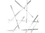 Garderobenhalter SPINDER DESIGN "MATCHES", silber, B:79cm H:79cm T:10cm, Metall, Garderobenhalter, Metall, Breite 79 cm, Höhe 79 cm