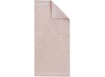 Handtuch DYCKHOFF "Gloss", rosa (rose), B:50cm L:100cm, Frottier, Baumwolle, Handtücher, mit edler Glanzgarn Bordüre