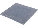Badematte KLEINE WOLKE "Cotone", blau (mare), H:17mm, Baumwolle, Badematten, Badematte, Badteppich, Uni Farben, reine Baumwolle, waschbar