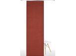 Schiebegardine LIEDECO Gr. 1, rot, B:60cm H:245cm, Polyester, Gardinen, HxB: 245x60, ohne Paneelwagen