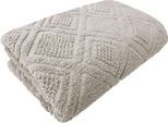 Badetuch FRAMSOHN FROTTIER "Mosaik Duschtuch", braun (hellbraun, grau, braun), B:75cm L:150cm, Frottier, Obermaterial: 100% Baumwolle, Handtücher, Badetuch, gemustert, fein gewalkter Feinzwirn, hergestellt in Österreich