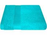 Handtuch DYCKHOFF "Siena", blau (aqua), B:50cm L:100cm, Frottier, Obermaterial: 100% Baumwolle, Handtücher, mit Bordüre