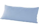 Kissenbezug PRIMERA "Primera Mako-Feinjersey Kissenbezug im Doppelpack", blau (blau sky), B:40cm L:80cm, Feinjersey, Obermaterial: 100% Baumwolle, Kissenbezüge, Kissenbezug, In vielen Uni-Tönen