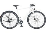 E-Bike PROPHETE "Urbanicer 2.0" Gr. 53, weiß (weiß, weiß), Elektrofahrräder, 53cm, 28 Zoll (71,12cm), Pedelec, Elektrofahrrad für Damen u. Herren