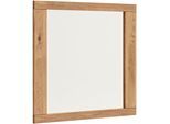 Spiegel MCA LIVING "Greno Spiegel", braun (eichenfarben), B:80cm H:74cm T:2cm, Massivholz, Spiegelglas, Spiegel, Rahmen aus Massivholz, FSC-Mix