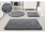 Badematte OTTO HOME "Kaarin", grau (schiefer grau), H:30mm, Polyester, Badematten, Badematte, Badteppich, getuftet, flauschig, hochflor, große Farbauswahl