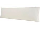Kissenbezug BELLANA "Mako-Jersey", weiß (schnee), B:40cm L:140cm, Jersey, Obermaterial: 100% Baumwolle, Kissenbezüge, Kissenbezug, für Seitenschläferkissen