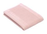 Badetuch VOSSEN "Senses", rosa (pearl skin), B:67cm L:140cm, Waffelpiqué, Baumwolle, Handtücher, Badetuch, leichte Waffelstruktur