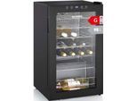 SEVERIN Weinkühlschrank "WKS 8908", Energieeffizienz: G (A-G), schwarz, B:48,2cm H:84cm T:47cm, Weinkühlschränke