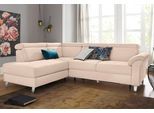 Ecksofa SIT & MORE "Arngast L-Form", beige (creme), B:245cm H:84cm T:194cm, Sofas, Ecksofa, inklusive Kopfteilverstellung und Federkern