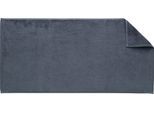 Duschtuch EGERIA "Elegant", grau (stone), B:75cm L:160cm, Walkfrottier, Obermaterial: 100% Baumwolle, Handtücher, Uni Programm mit Webkante, reine Baumwolle