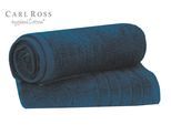 Handtuch CARL ROSS "HygieniCotton", blau (petrol), B:50cm L:100cm, Frottee, Obermaterial: 100% Baumwolle, Handtücher, mit 2 Aufhängekordeln