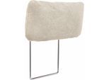 Kopfstütze SIT & MORE "Pablo", beige (creme), B:50cm H:25cm T:12cm, Polsterauflagen, Kopfstütze