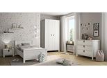 Schlafzimmer-Set GAMI, braun (eiche helvezia gebleicht), ohne Matratze, B/H: 90cm x 200cm, Holzwerkstoff, Schlafzimmermöbel-Sets