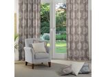 Vorhang WIRTH "Kingston" Gr. 3, braun, B:135cm H:225cm, Jacquard, Polyacryl, Polyester, Gardinen