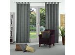 Vorhang WIRTH "Niederau" Gr. 3, blau (petrol), B:132cm H:225cm, Jacquard, Polyacryl, Polyester, Gardinen