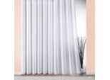Gardine WECKBRODT "Athen" Gr. 14, weiß, B:500cm H:225cm, Polyester, Gardinen, Gardinenstore, Webgardine, halbtransparent, mit Glanzeffektstreifen, Beschwerungsband