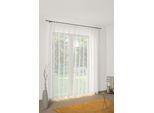 Gardine WIRTH "7227" Gr. 5, orange, B:300cm H:145cm, Polyester, Gardinen, Gardine, Store - Faltenband 1:3