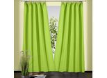 Vorhang WECKBRODT "Sento" Gr. 1, grün, B:135cm H:150cm, Baumwolle, Polyester, Gardinen, Baumwolle, blickdicht, matte Struktur, unifarben, Gardine, Store