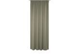 Vorhang WIRTH "Umea" Gr. 1, grau (dunkelgrau), B:132cm H:145cm, Jacquard, Polyester, Gardinen