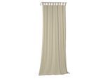 Vorhang WIRTH "Newbury" Gr. 4, grau (taupe), B:130cm H:225cm, Jacquard, Baumwolle, Polyester, Gardinen