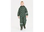 Schneeoverall ZIGZAG "Tower", Kinder, Gr. 104, EURO-Größen, tannengrün, 100% Polyester, lang, Overalls, mit wasser- und winddichter TPU-Membran