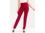 Webhose CLASSIC BASICS, Damen, Gr. 24, Kurzgrößen, rot, 72% Viskose, 25% Polyamid, 3% Elasthan, unifarben, lang, Hosen, Topseller