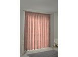 Vorhang WIRTH "Stuben" Gr. 5, rot (apricot), B:132cm H:245cm, Jacquard, Baumwolle, Polyester, Gardinen