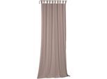 Vorhang WIRTH "Torbole" Gr. 2, rot (apricot), B:132cm H:145cm, Jacquard, Baumwolle, Polyester, Gardinen