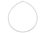 Halsreif OSTSEE-SCHMUCK "Ostsee-Schmuck Halsreif Omega 2,2 mm Halsreif Omega 2,2 mm" Gr. 45, silber, Halsketten, Damen, 45cm, Silber 925 (Sterlingsilber), L: 42