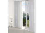 Schiebegardine WIRTH "Torbole" Gr. 1, grau, B:60cm H:145cm, Jacquard, Baumwolle, Polyester, Gardinen