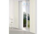 Schiebegardine WIRTH "Torbole" Gr. 1, beige, B:60cm H:145cm, Jacquard, Baumwolle, Polyester, Gardinen